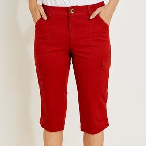 Jolt Capri Pants Red Size 11 EUC